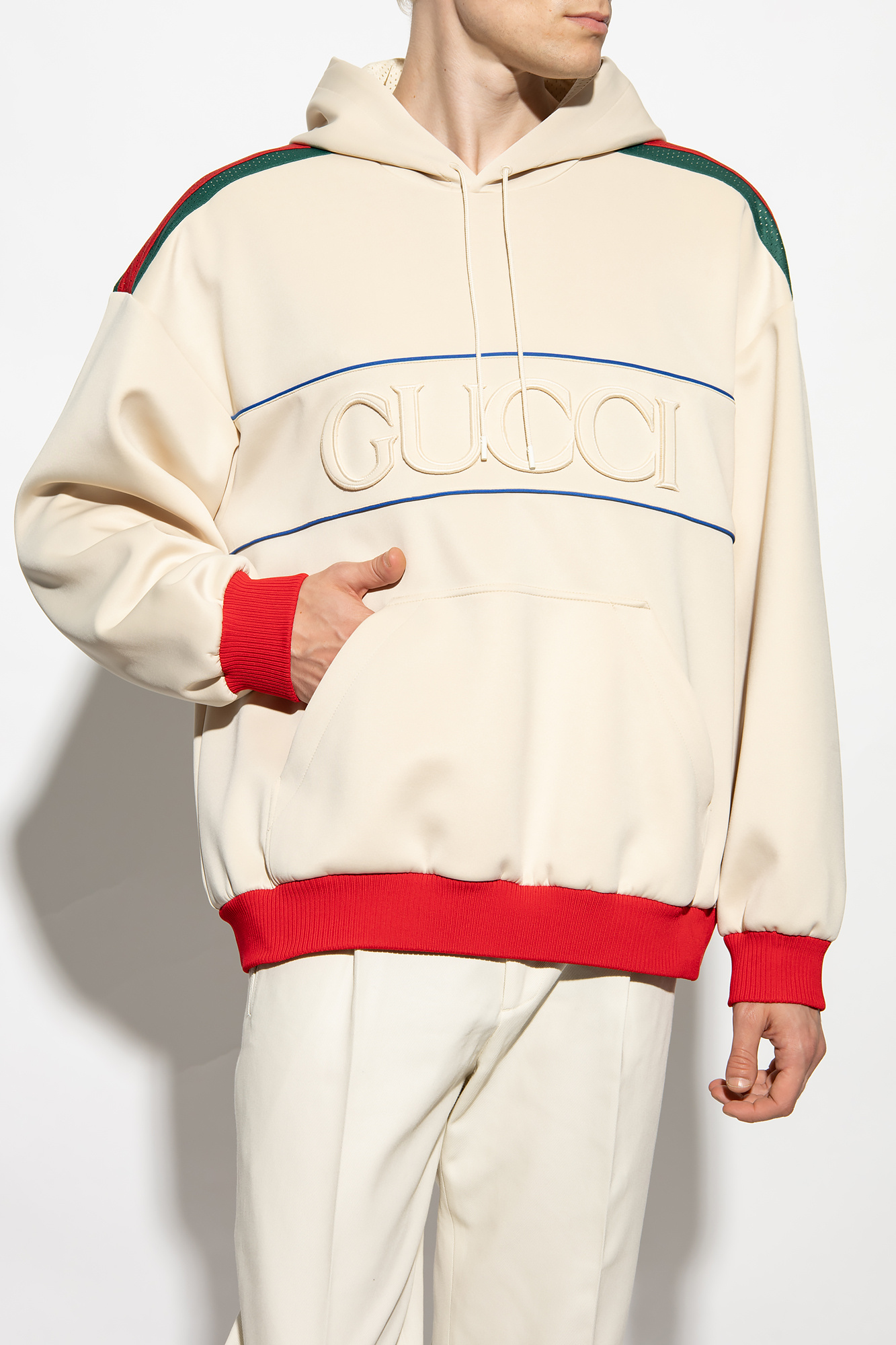 Gucci hot sale beige hoodie